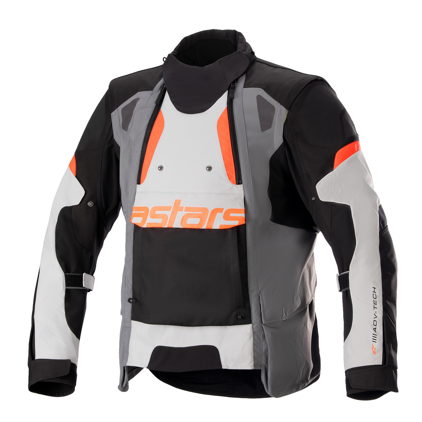 Alpinestars Halo Drystar® Jacket 4XL Gray/Black – Waterproof, Breathable Motorcycle Outerwear with Impact Protection