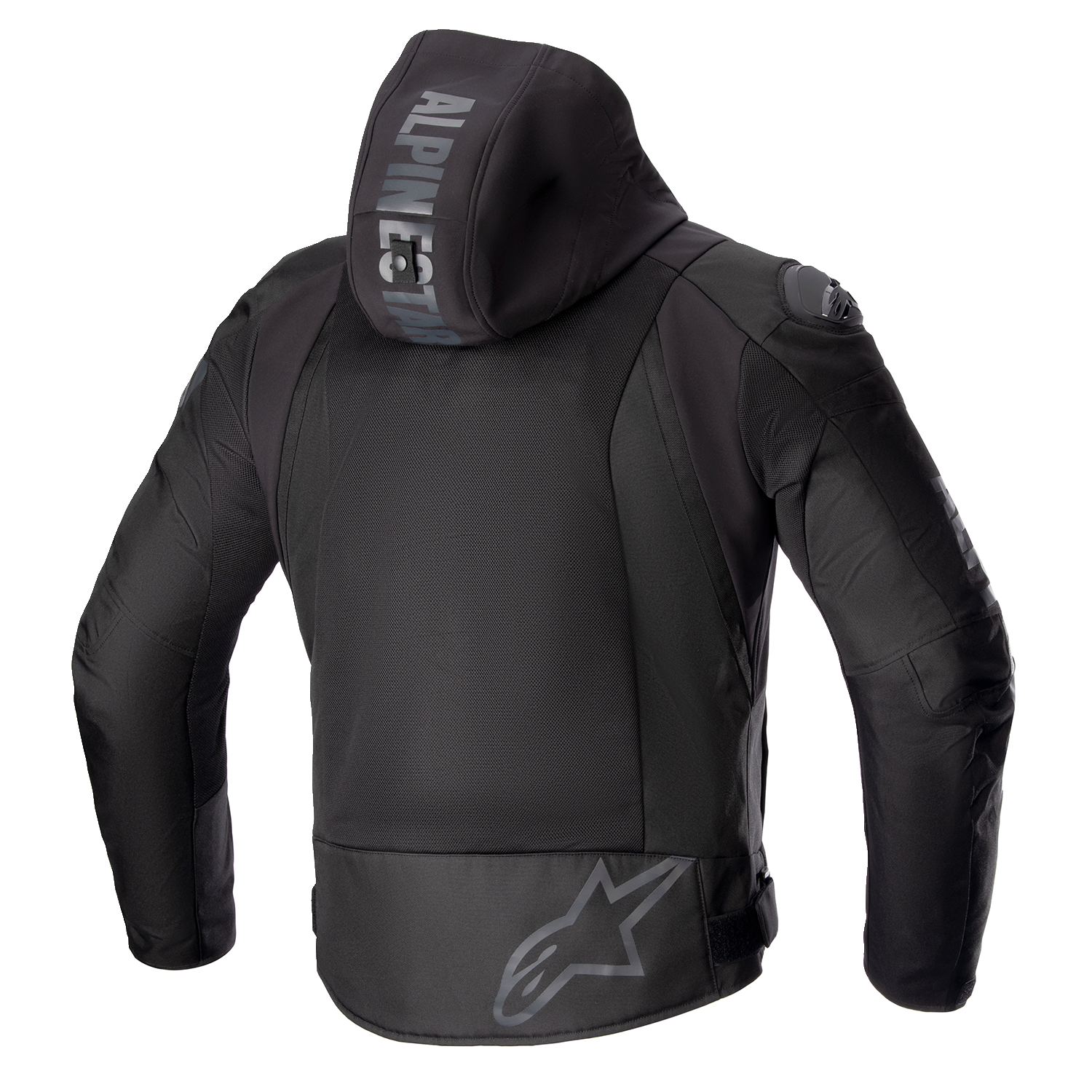 Alpinestars Zaca Air Jacket XL 3306423-1100-XL - Black/Black Motorcycle Riding Jacket with Advanced Protection and Waterproof Features
