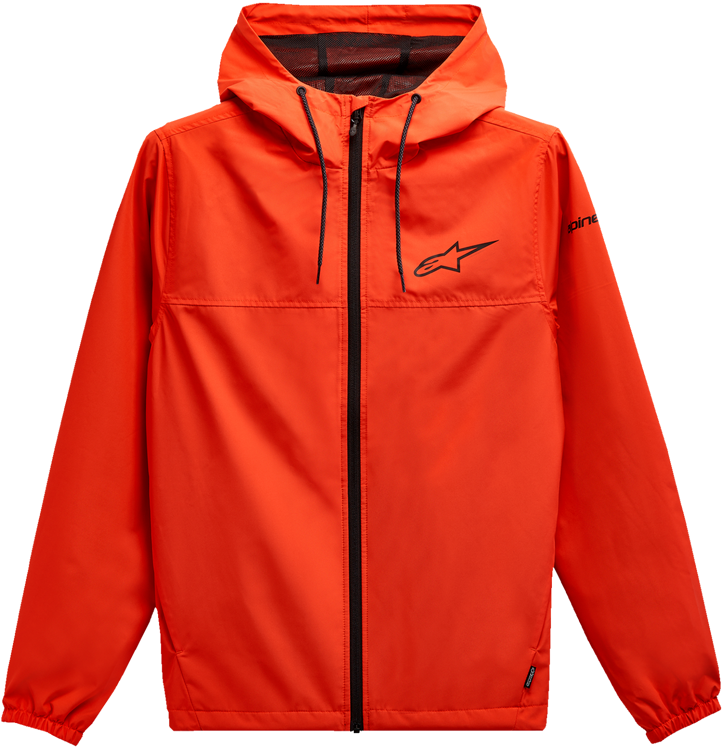 Alpinestars Treq Windbreaker Jacket - Red/Black XL, Lightweight Mesh Lined Design