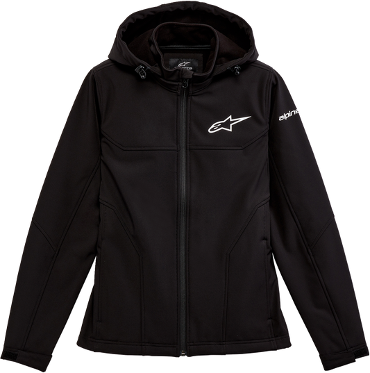 Alpinestars Women's Primary Waterproof Softshell Jacket XL - Black, Model 12321190010XL