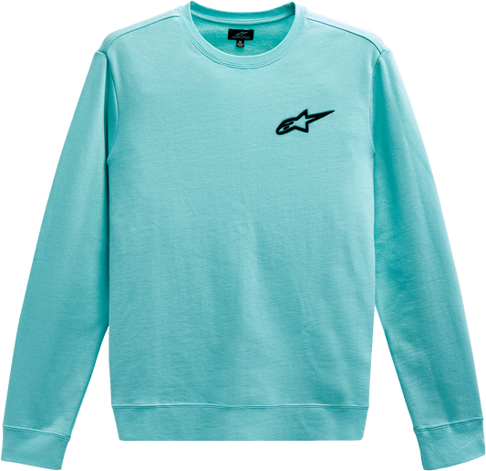 Alpinestars Ageless Crew Fleece 2XL in Aqua - Part Number 12325102072062X