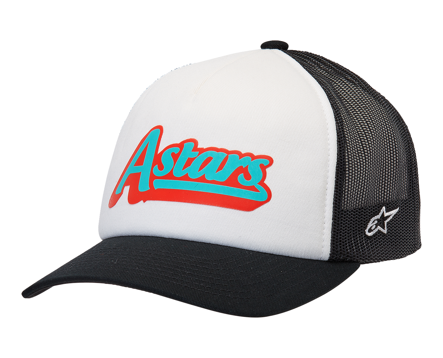 Alpinestars Delivery Trucker Hat - White/Black, Part Number 1213810102010OS