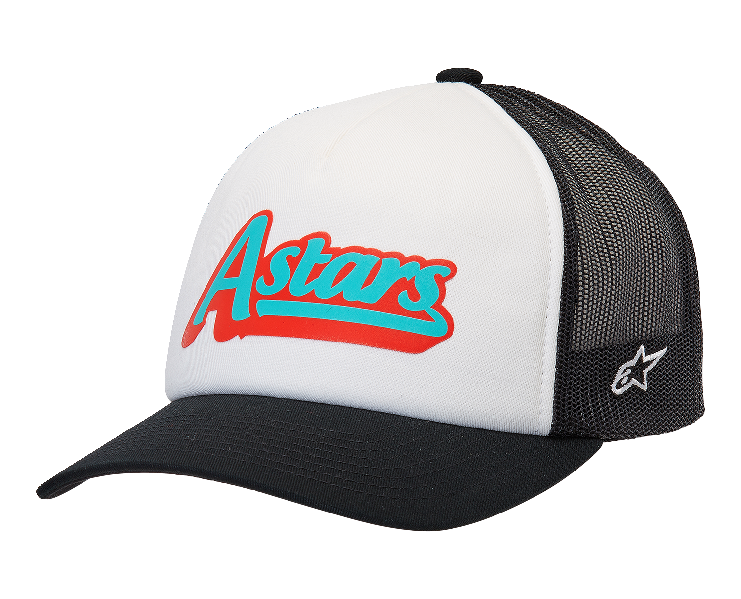Alpinestars Delivery Trucker Hat - White/Black, Part Number 1213810102010OS