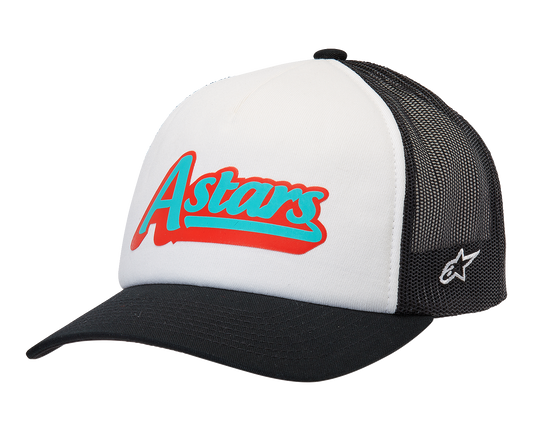 Alpinestars Delivery Trucker Hat - White/Black, Part Number 1213810102010OS