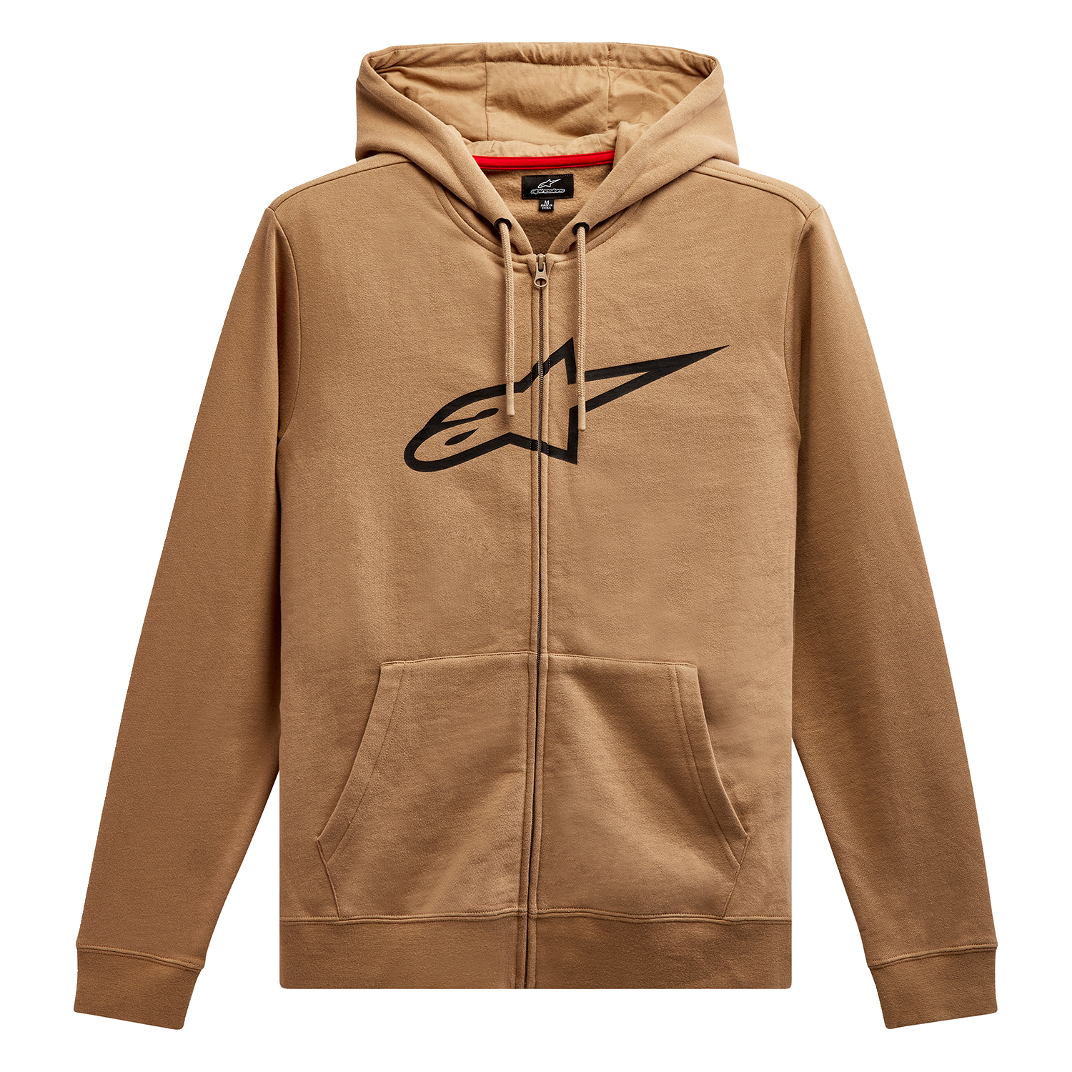 Alpinestars Ageless II Zip Hoodie - Sand/Black, Size Large (Part Number 1038530522310L)