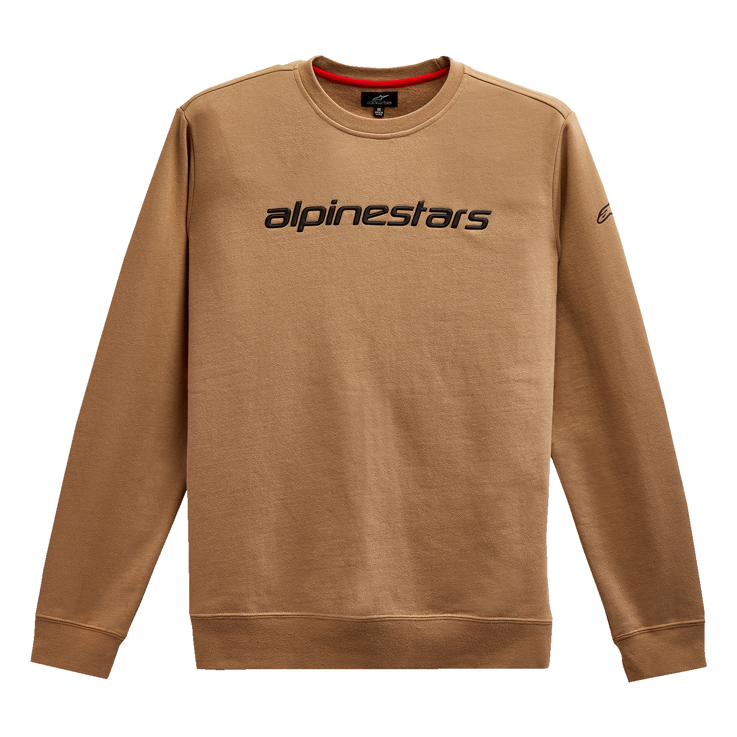 Alpinestars Linear Crew Fleece 2XL Sand/Black - Part No. 12125132423102X
