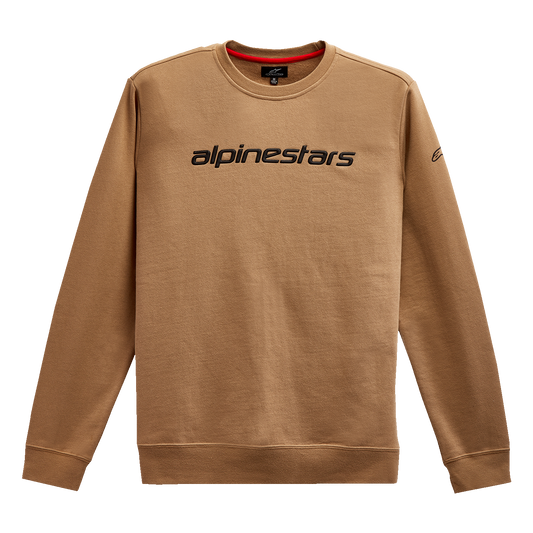 Alpinestars Linear Crew Fleece 2XL Sand/Black - Part No. 12125132423102X