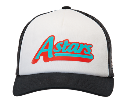 Alpinestars Delivery Trucker Hat - White/Black, Part Number 1213810102010OS