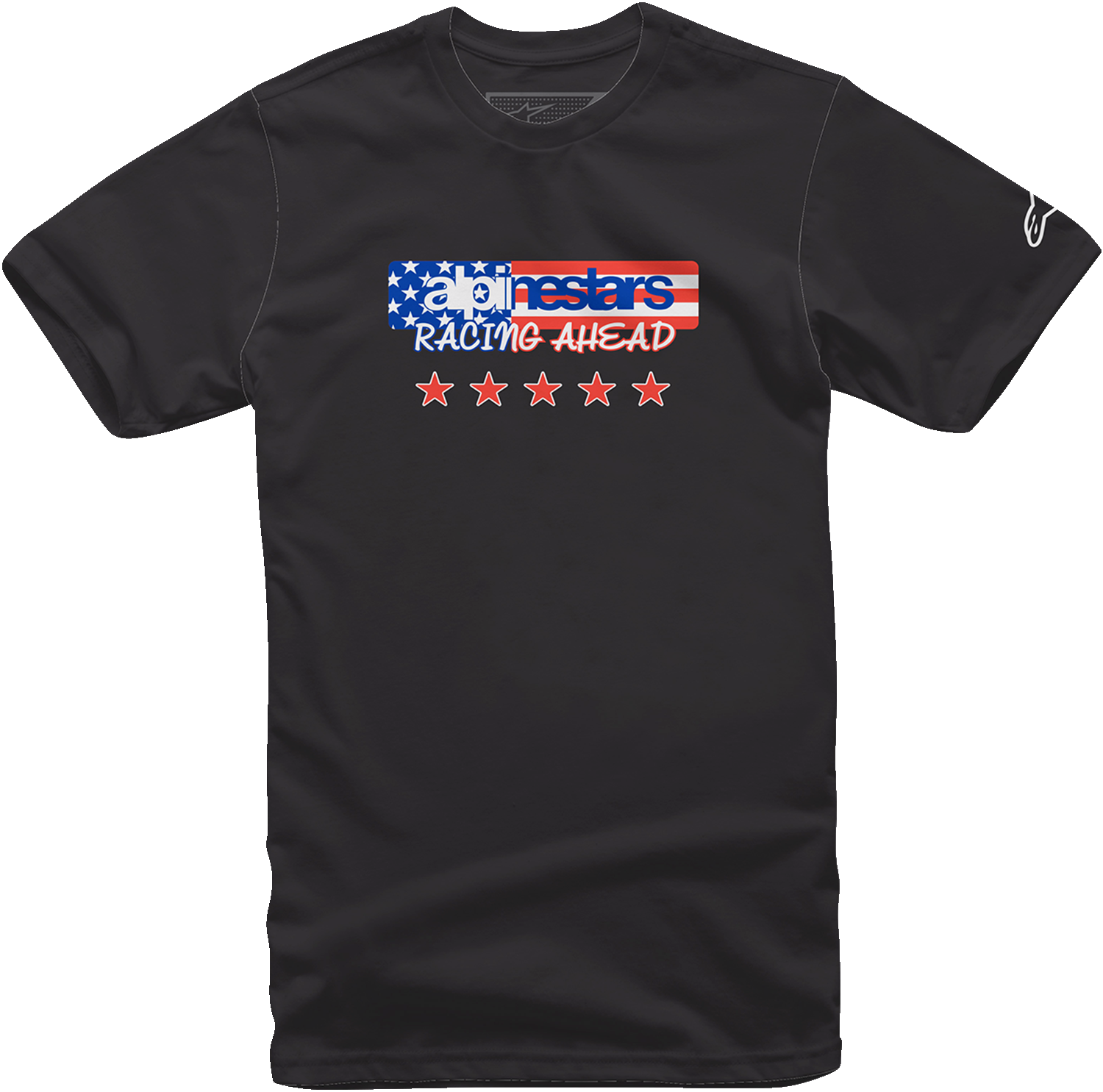 Alpinestars USA Again T-Shirt - Black Large (Part #12137261010L)