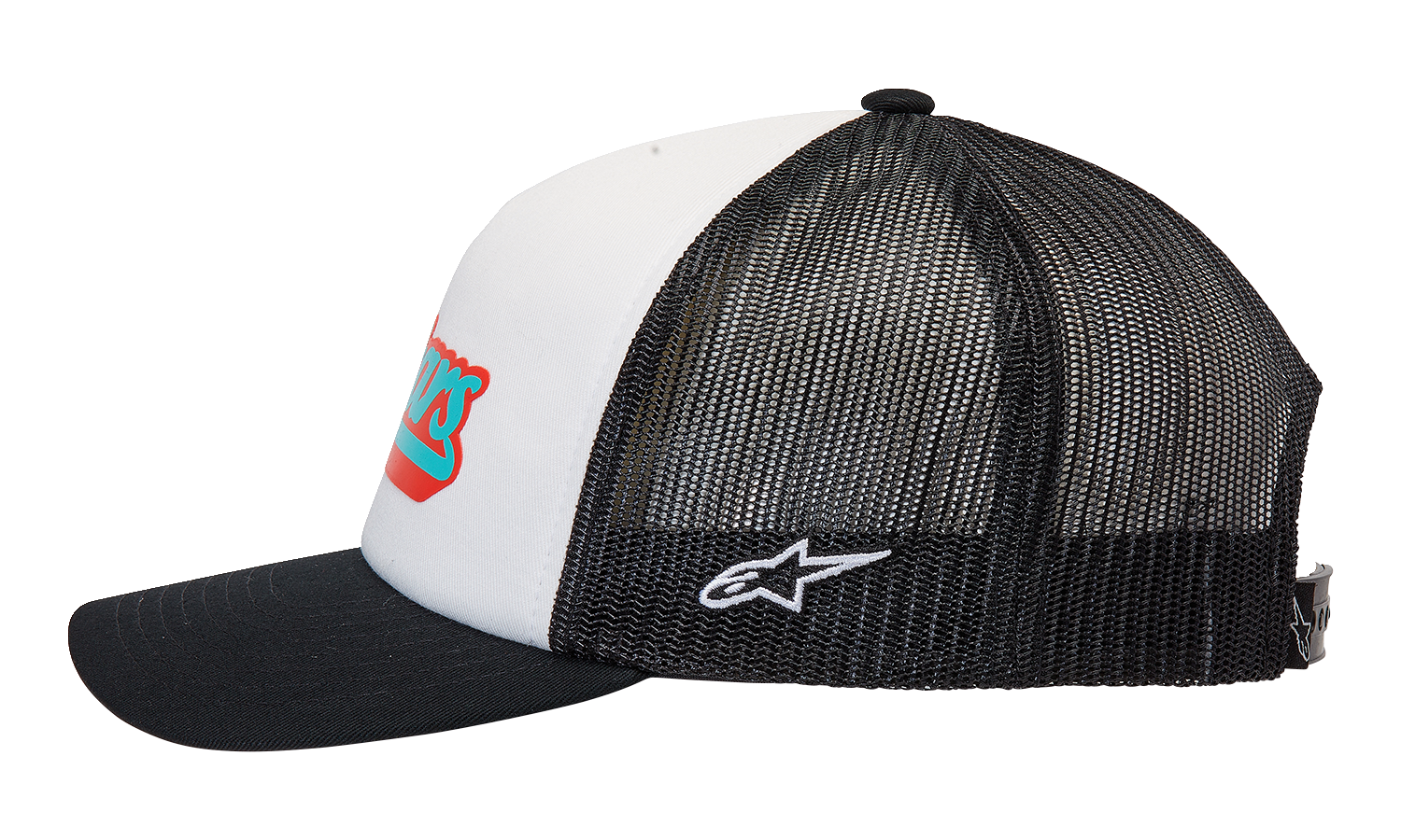 Alpinestars Delivery Trucker Hat - White/Black, Part Number 1213810102010OS