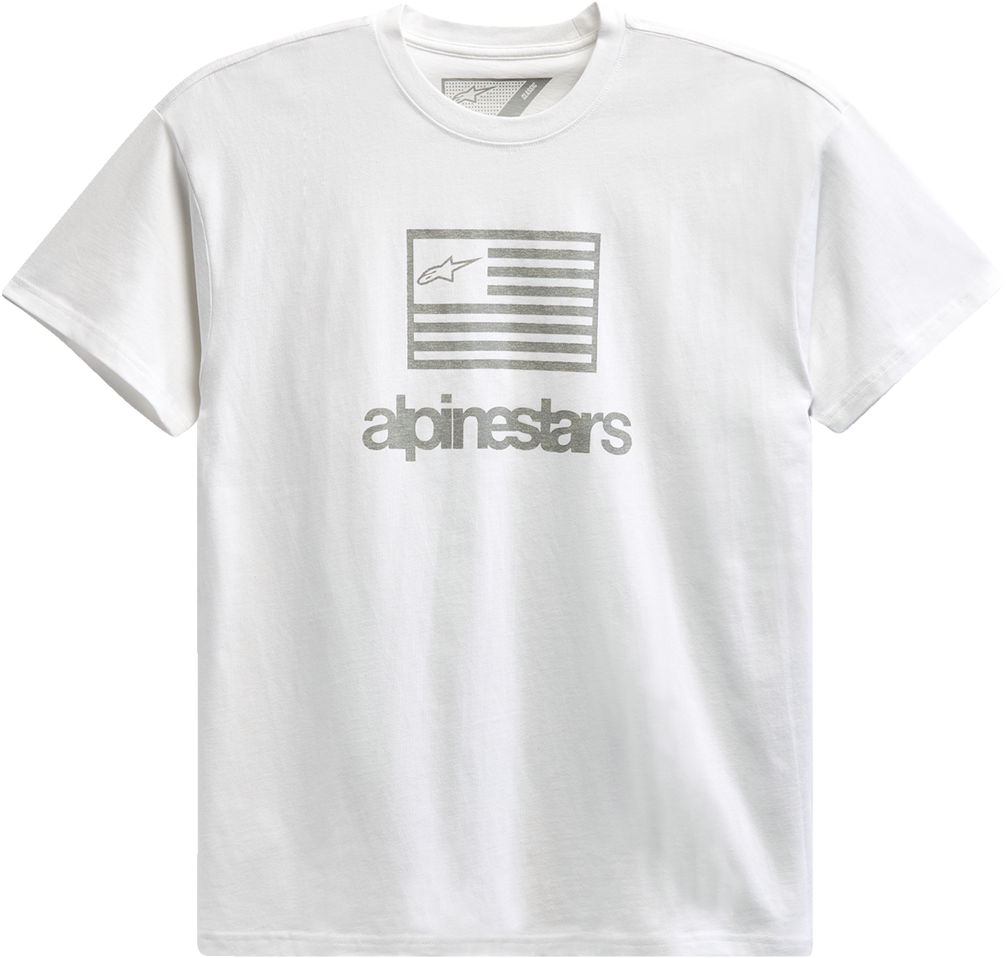 Alpinestars Flag T-Shirt - White, Medium - Part Number 12137262020M