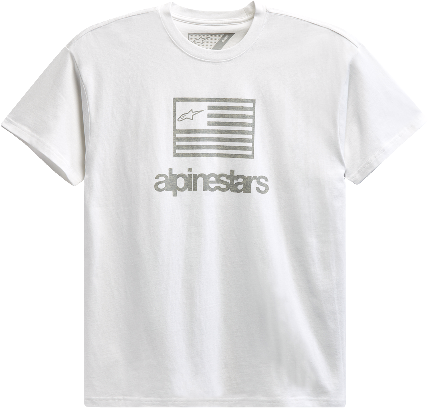 Alpinestars Flag T-Shirt - White, Medium - Part Number 12137262020M