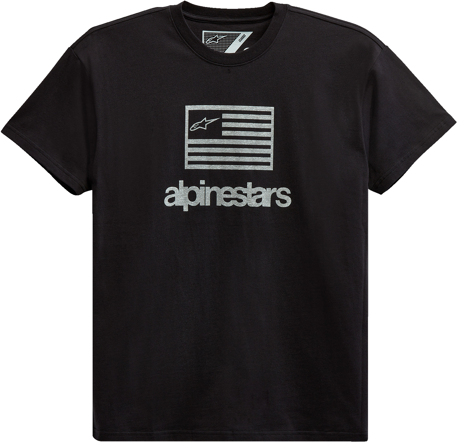 Alpinestars Flag T-Shirt in Black – Size XL, 12137262010XL