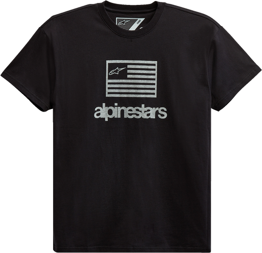 Alpinestars Flag T-Shirt in Black – Size XL, 12137262010XL