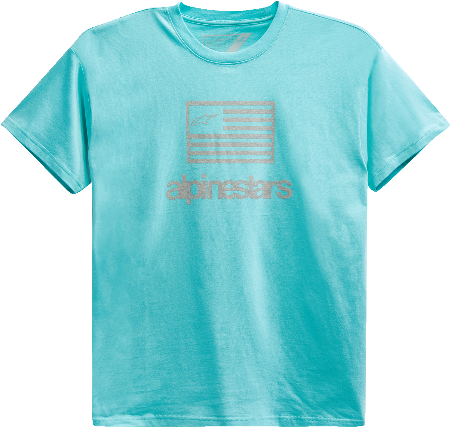 Alpinestars Flag T-Shirt - Light Aqua Medium 1213726207206M