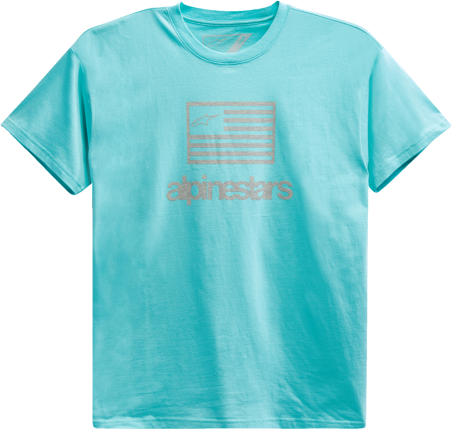 Alpinestars Flag T-Shirt in Light Aqua – XL, 1213726207206XL