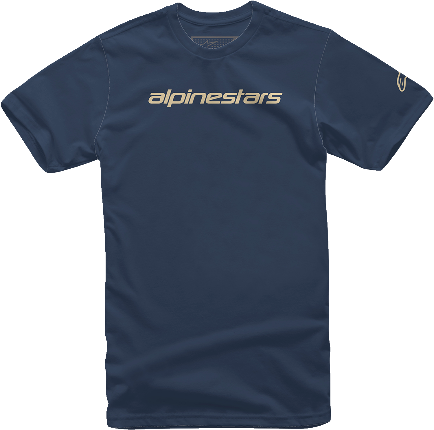 Alpinestars Linear Wordmark T-Shirt - Navy/Stone Medium - 1212720207128M