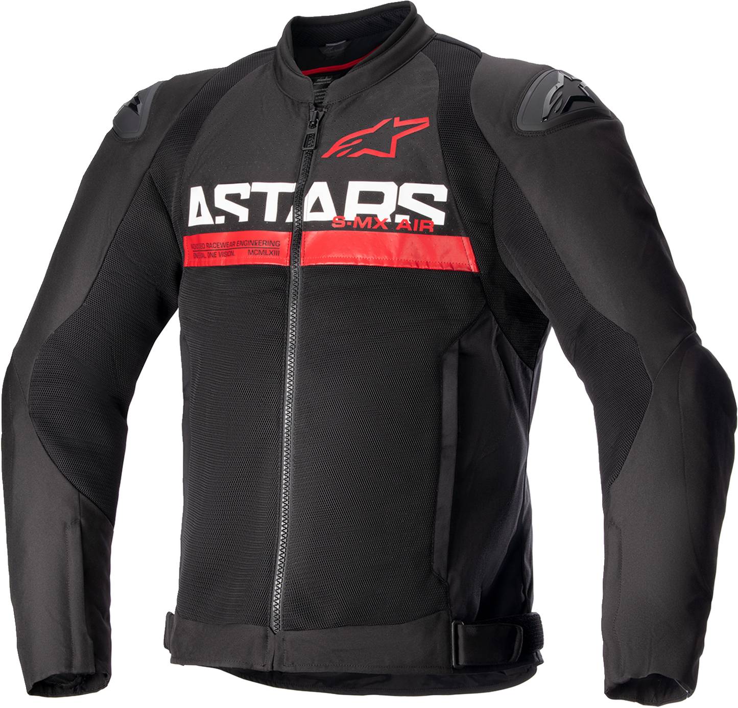 Alpinestars SMX Air Jacket - Black and Bright Red, 3XL - Model 3306523-1303-3X