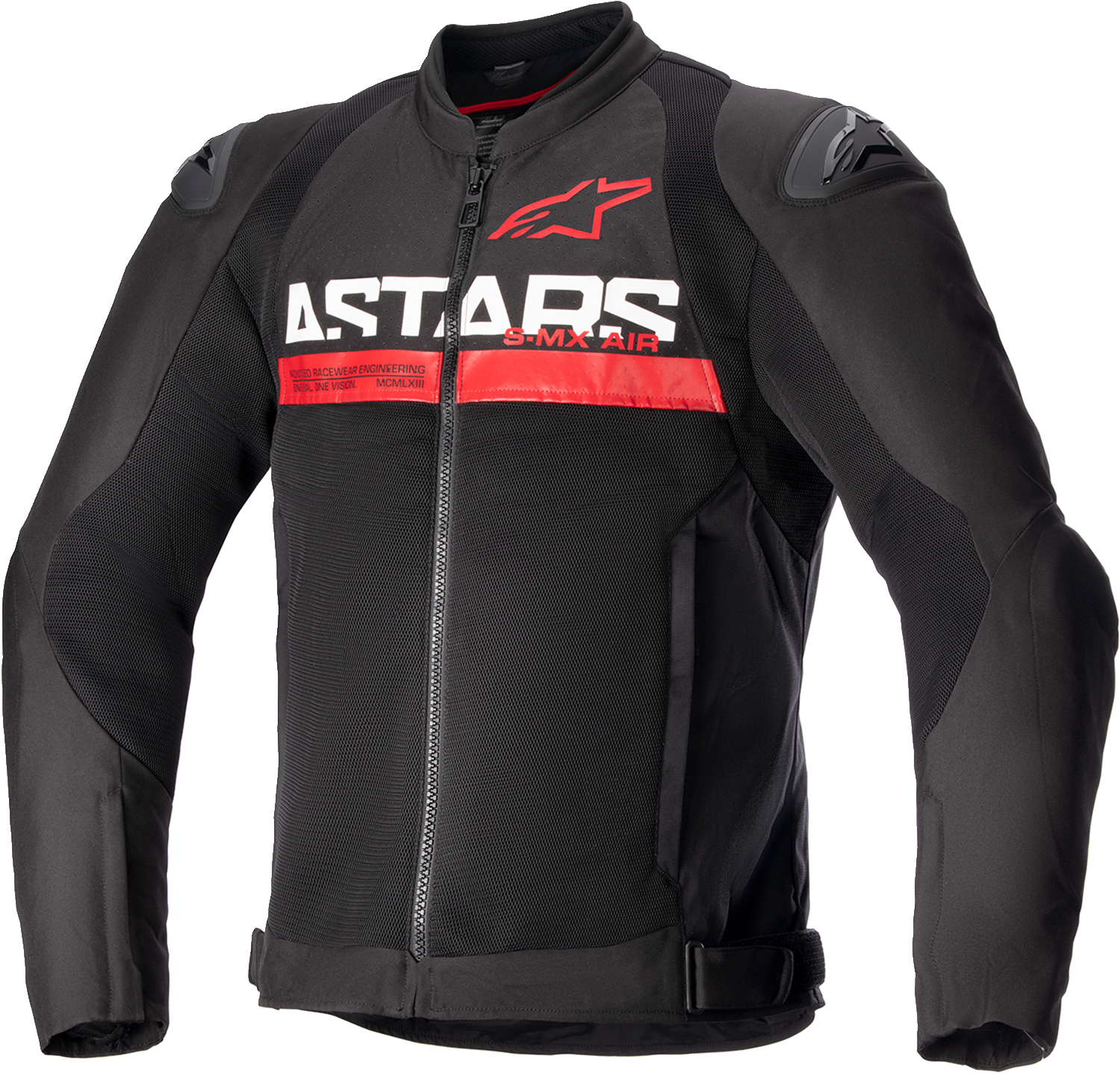 Alpinestars SMX Air Jacket - Black and Bright Red, 3XL - Model 3306523-1303-3X