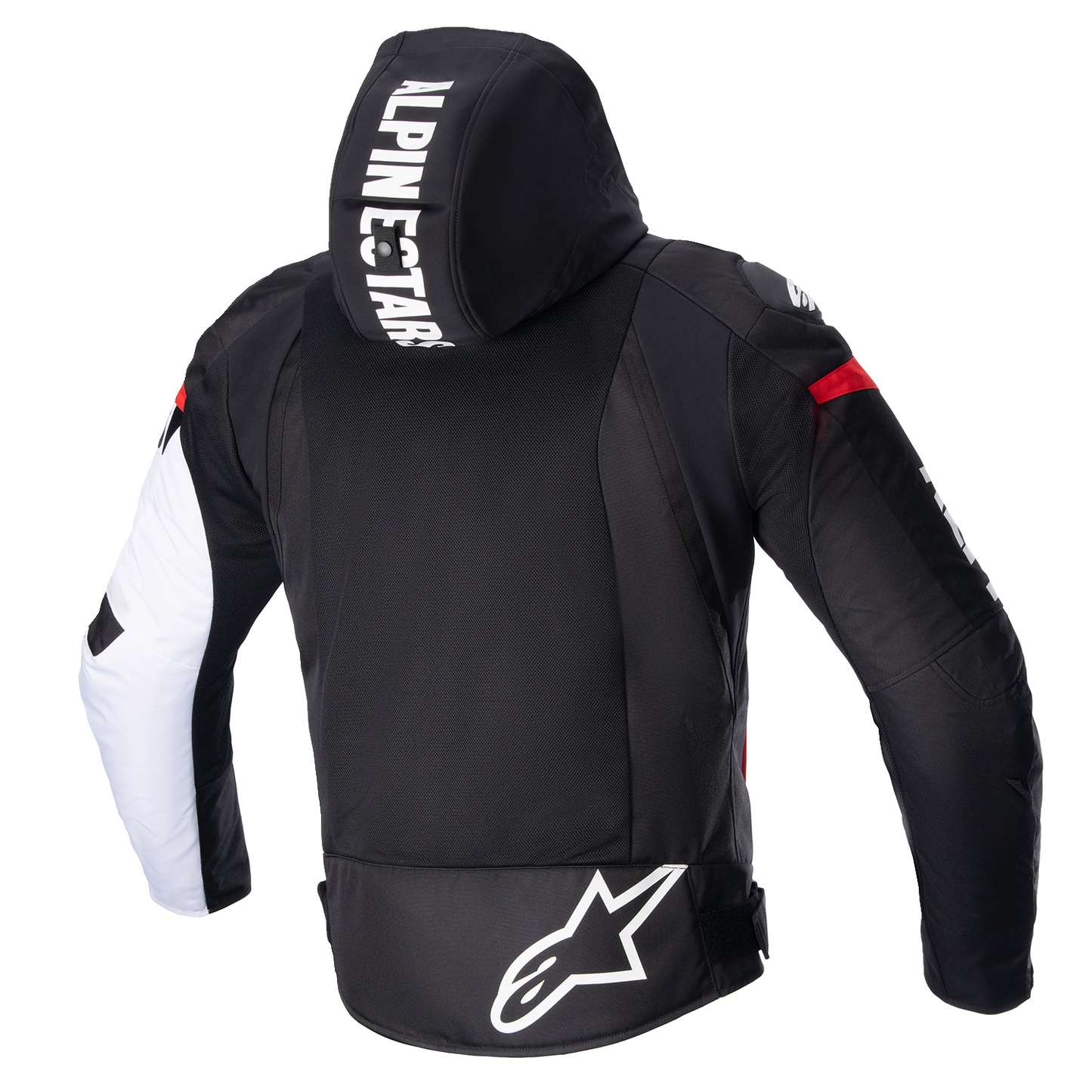 Alpinestars Zaca Air Jacket - Medium Black/White/Red Fluo | Part #3306423-1231-M