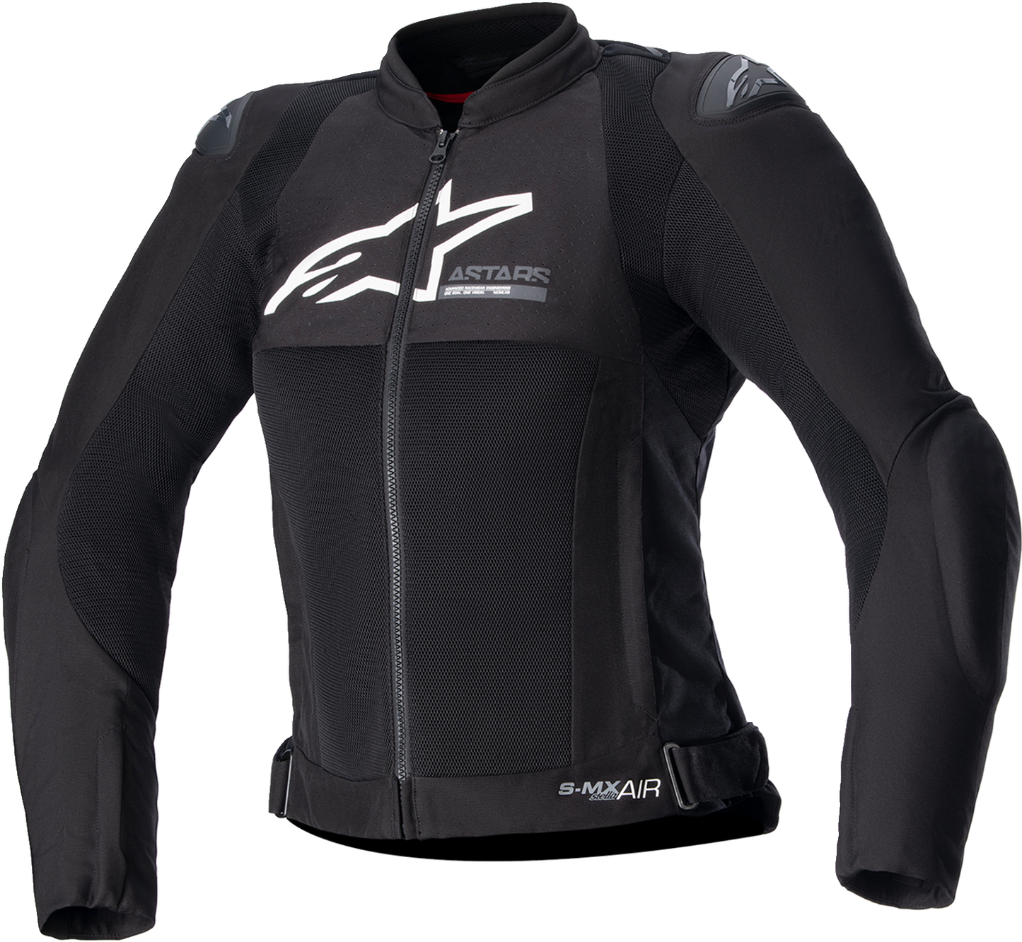 Alpinestars Stella SMX Air Jacket - Black, Medium - Women’s Sport Motorcycle Jacket with Nucleon Flex Plus Armor