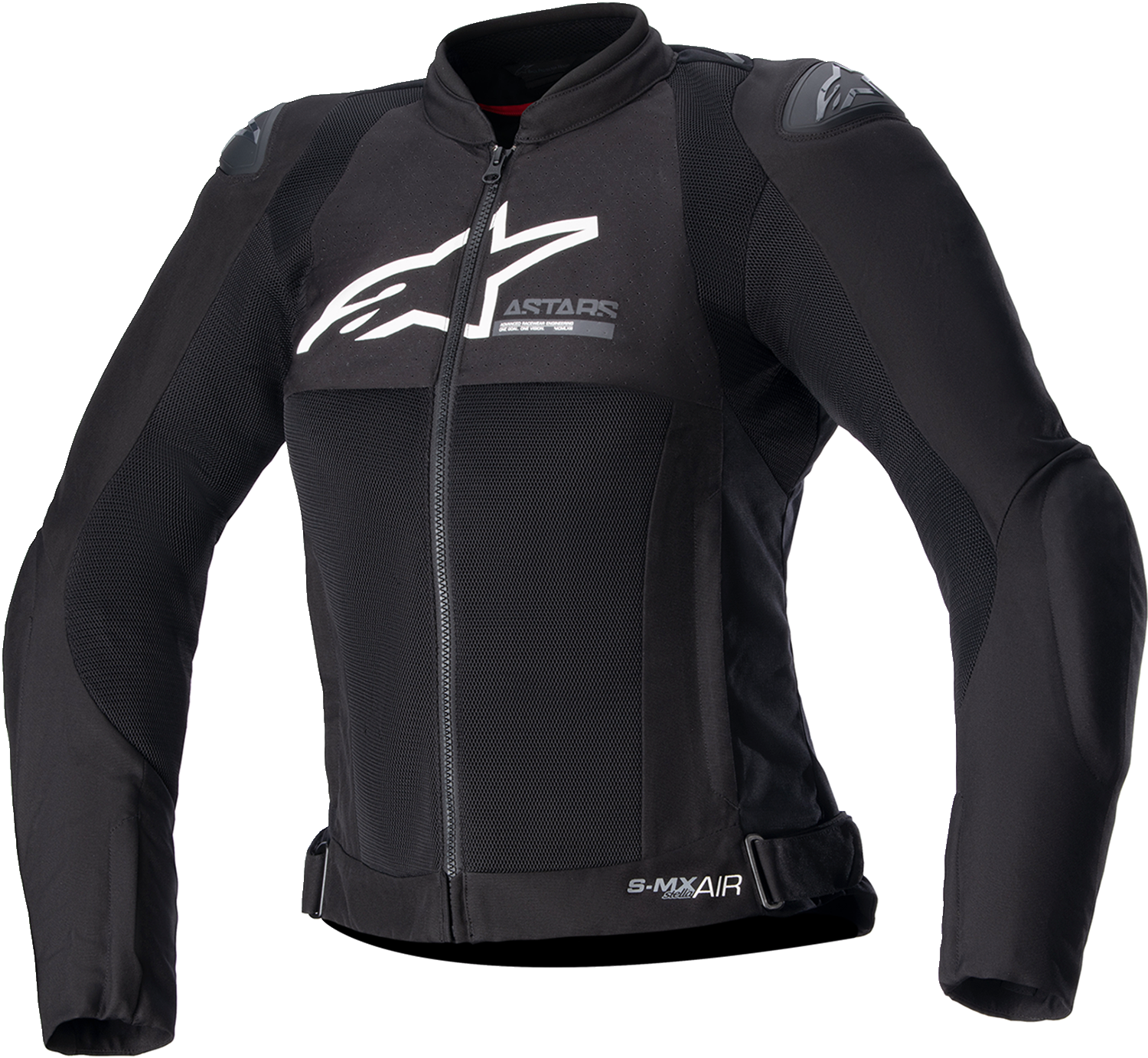 Alpinestars Stella SMX Air Jacket - Black, Medium - Women’s Sport Motorcycle Jacket with Nucleon Flex Plus Armor