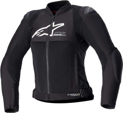 Alpinestars Stella SMX Air Jacket - Black, Medium - Women’s Sport Motorcycle Jacket with Nucleon Flex Plus Armor