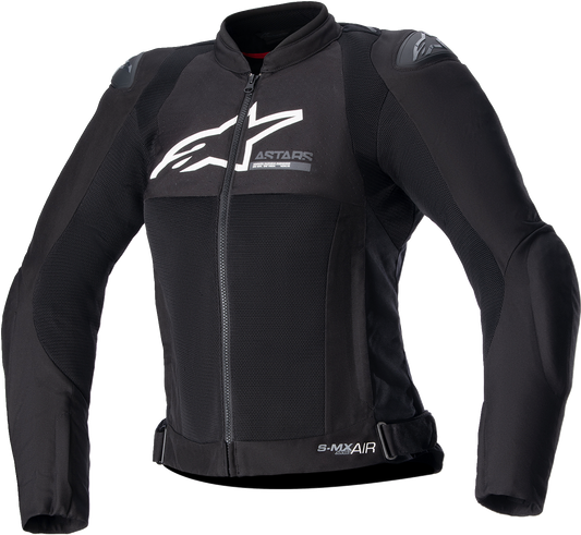 Alpinestars Stella SMX Air Jacket - Black, Medium - Women’s Sport Motorcycle Jacket with Nucleon Flex Plus Armor