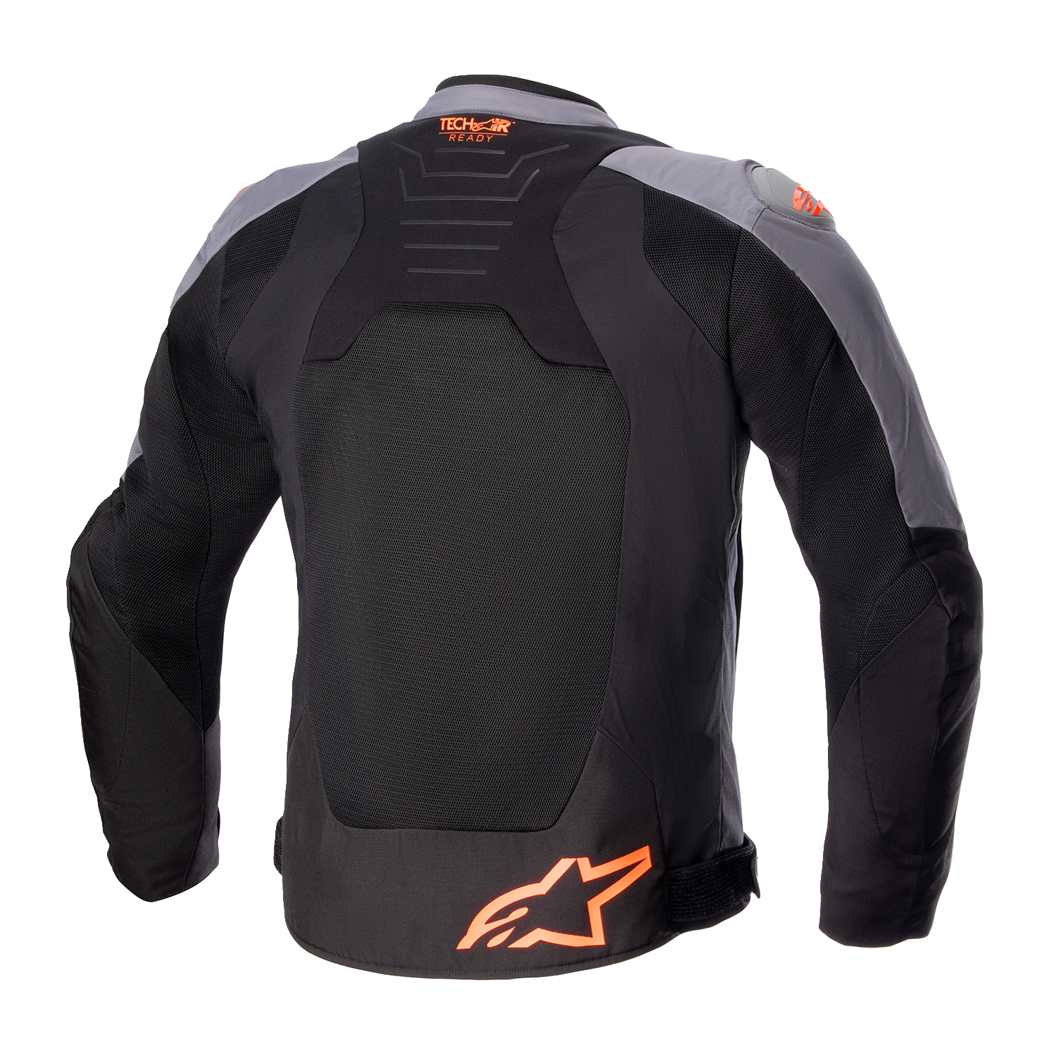 Alpinestars SMX Air Jacket - Dark Gray/Black/Orange Fluo, Size Large (Part #3306523-914-L)