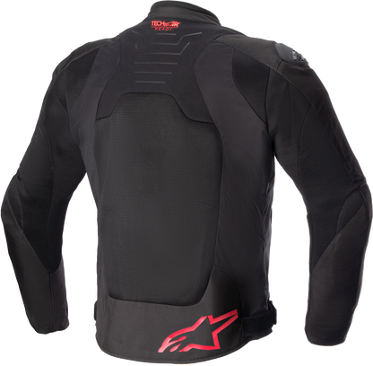 Alpinestars SMX Air Jacket - Black and Bright Red, 2XL - High-Performance Motorcycle Sport Jacket