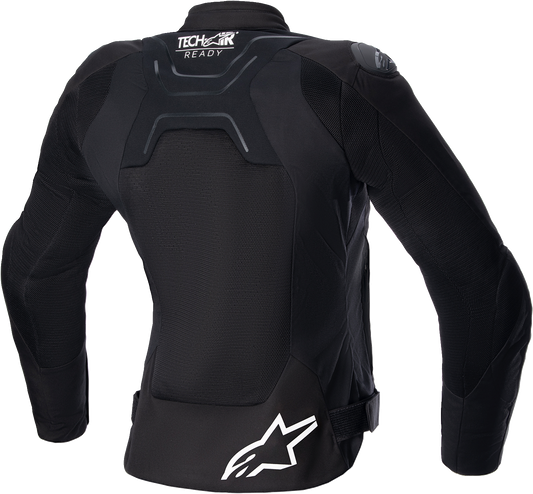 Alpinestars Stella SMX Air Jacket - Black, Medium - Women’s Sport Motorcycle Jacket with Nucleon Flex Plus Armor