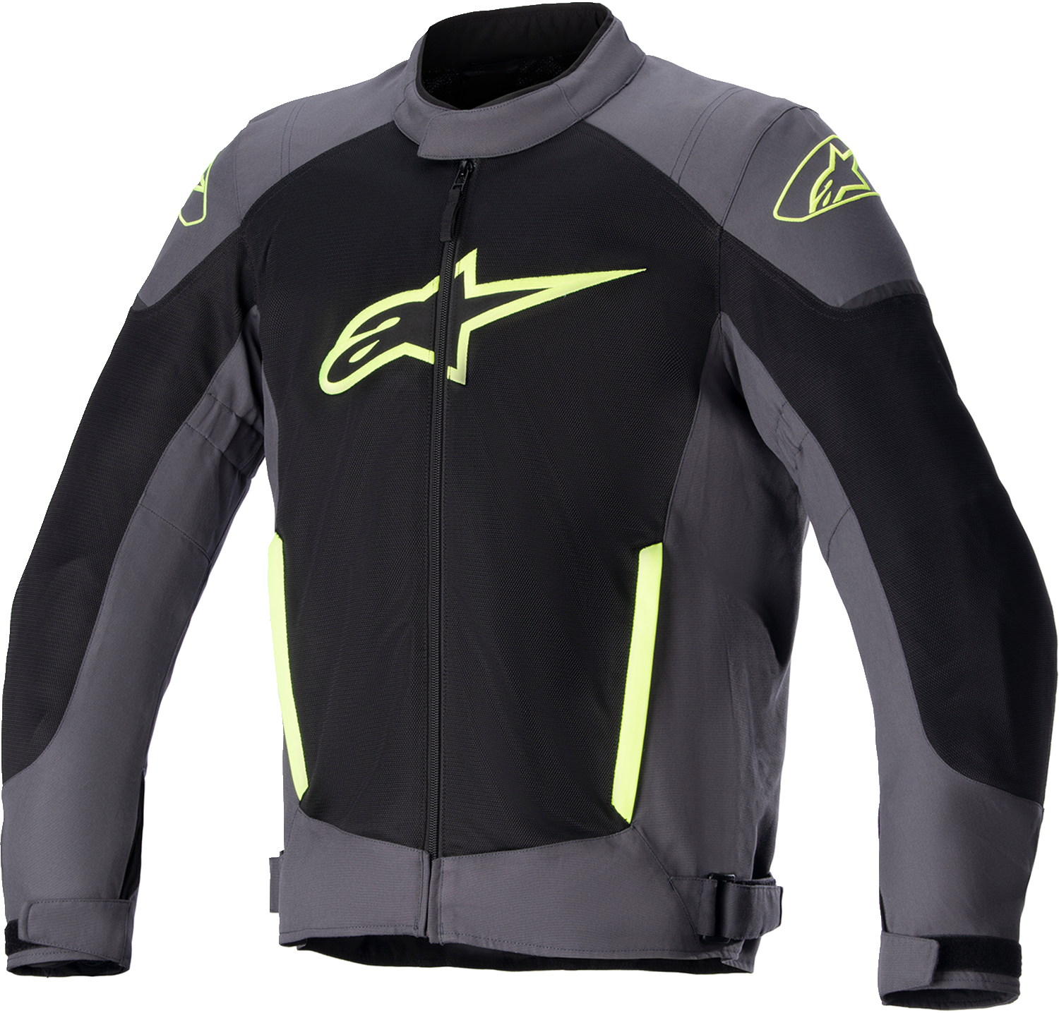 Alpinestars T SP X Superair Jacket - Tar Gray/Black/Yellow Fluo, Medium (Part #3302022-9151-M)