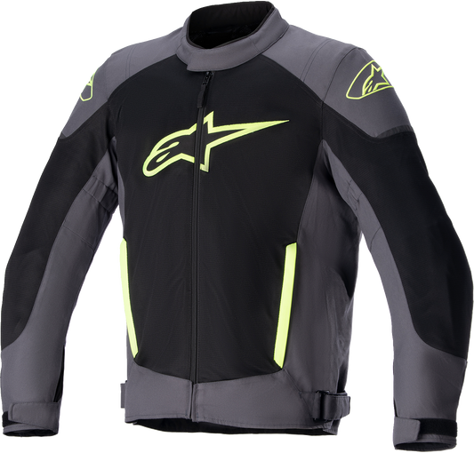 Alpinestars T SP X Superair Jacket - Tar Gray/Black/Yellow Fluo, Medium (Part #3302022-9151-M)