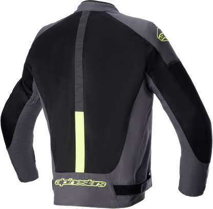 Alpinestars T SP X Superair Jacket - Tar Gray/Black/Yellow Fluo, Medium (Part #3302022-9151-M)