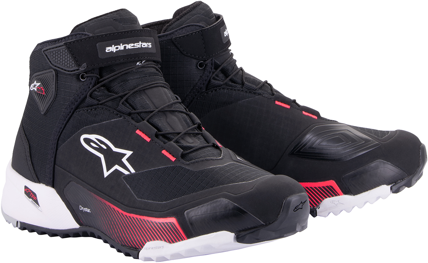 Alpinestars Stella CR-X Drystar® Shoes - Black, White & Pink - US 6.5 by Alpinestars Part 2611523183265