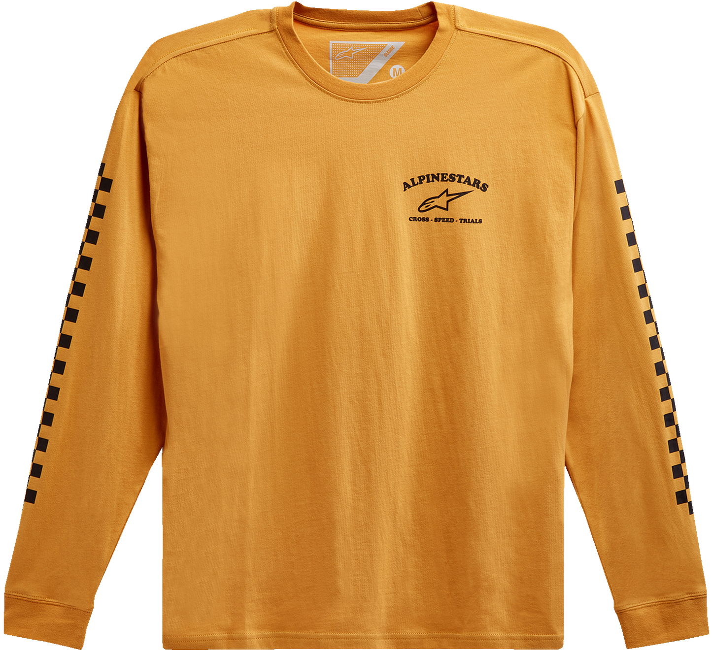 Alpinestars Sunday Long-Sleeve T-Shirt in Gold - 2XL (Part Number 12137184059XXL)