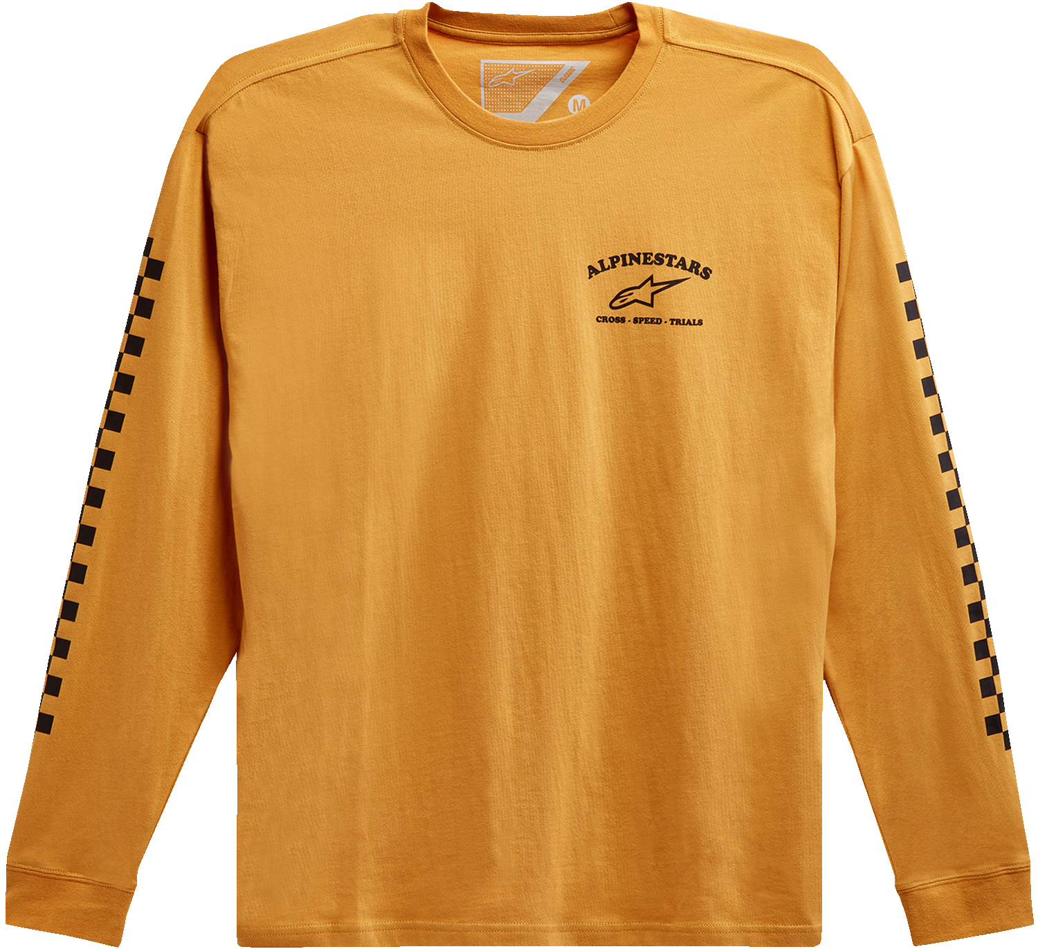 Alpinestars Sunday Long-Sleeve T-Shirt in Gold - 2XL (Part Number 12137184059XXL)