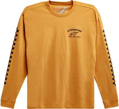 Alpinestars Sunday Long-Sleeve T-Shirt in Gold - 2XL (Part Number 12137184059XXL)