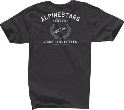 Alpinestars Wreath T-Shirt - Black - XL (Part Number 12137258010XL)