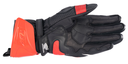 Alpinestars Honda GP Pro R3 Gloves 2XL - Black, Bright Red & Blue - Part 3556223-1317-2X