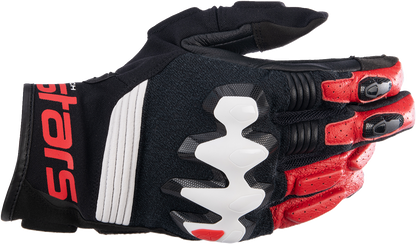 Alpinestars Halo Gloves 3XL Black/White/Bright Red - Part 3504822-1304-3X