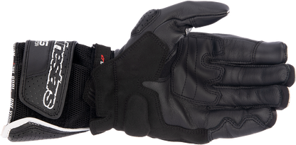 Alpinestars SP-8 Air V3 Gloves - Medium Black, White & Bright Red | Part Number 3558621-1304-M