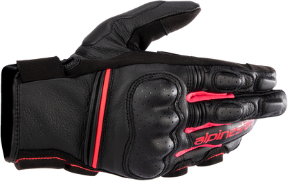 Alpinestars Stella Phenom Leather Gloves - Small - Black/Diva Pink, Part No. 3591723-1839-S