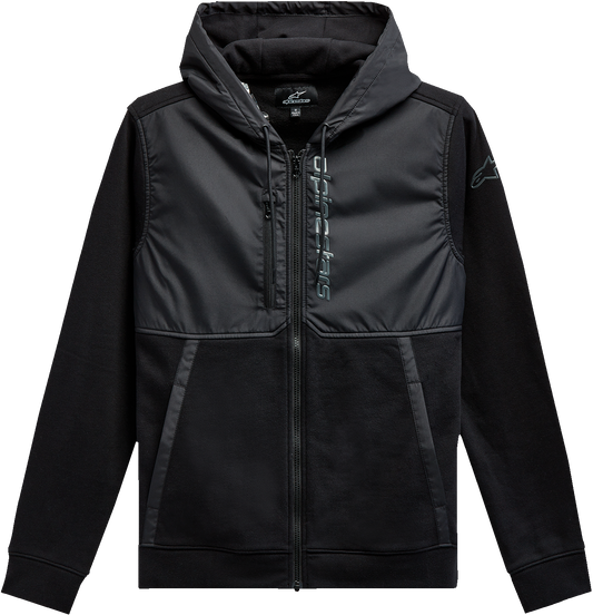 Alpinestars Aligned Zip Hoodie Black/Black Medium - Part 1213510001010M