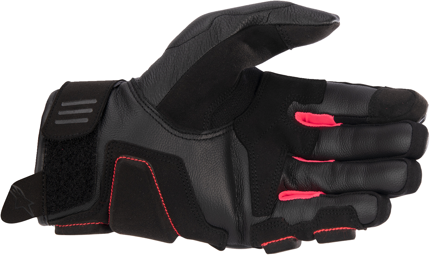 Alpinestars Stella Phenom Leather Gloves - Small - Black/Diva Pink, Part No. 3591723-1839-S