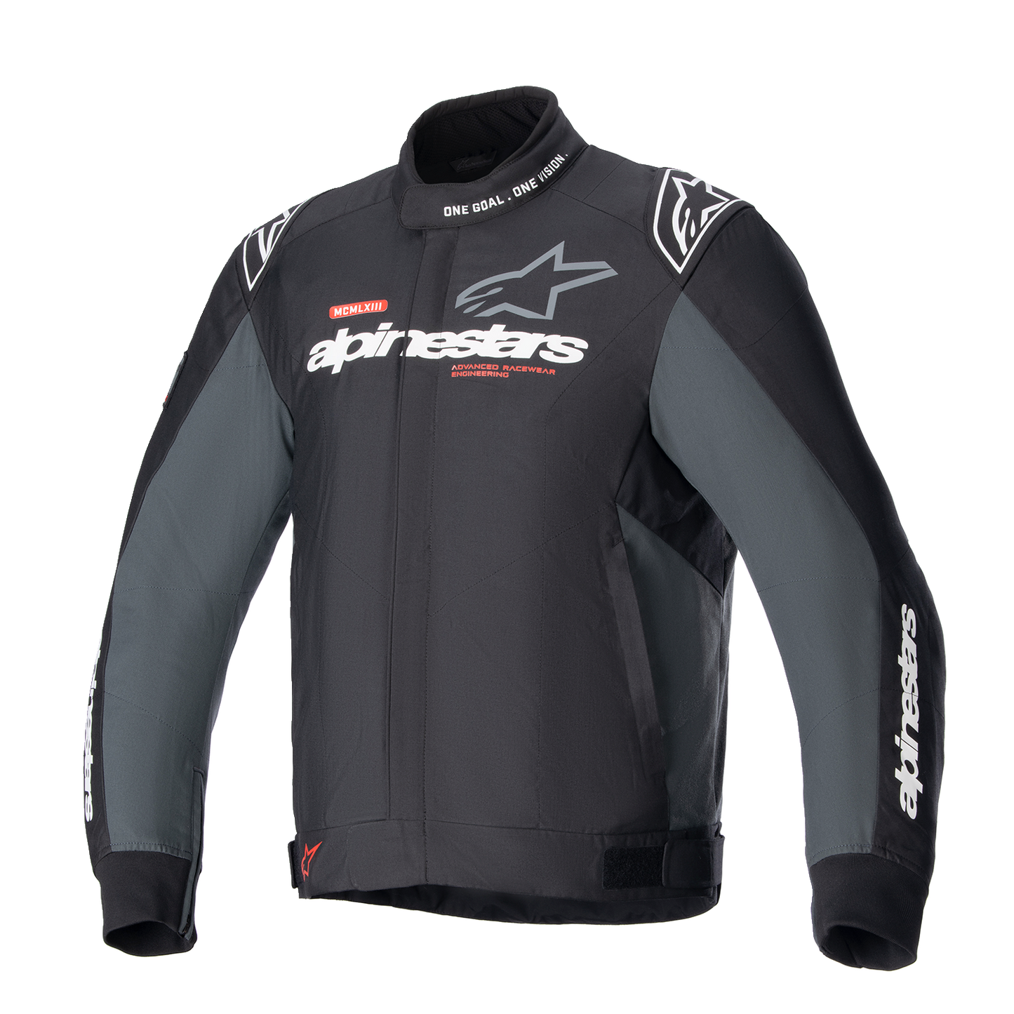 ALPINESTARS Monza Sport Jacket - Black/Tar Gray - Large 3306723-1169-L