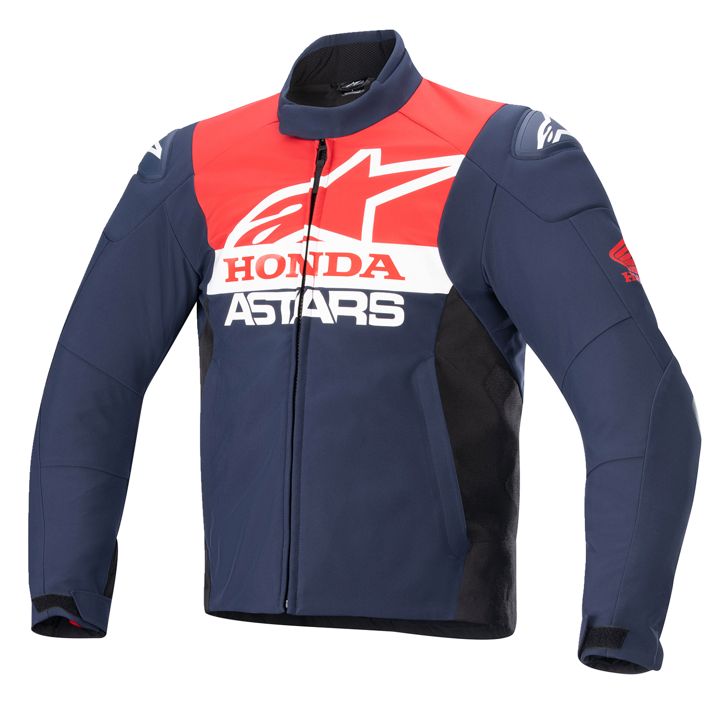 Alpinestars Honda SMX Waterproof Jacket - Blue/Black/Red, Medium (Part Number 3206223-7163-M)