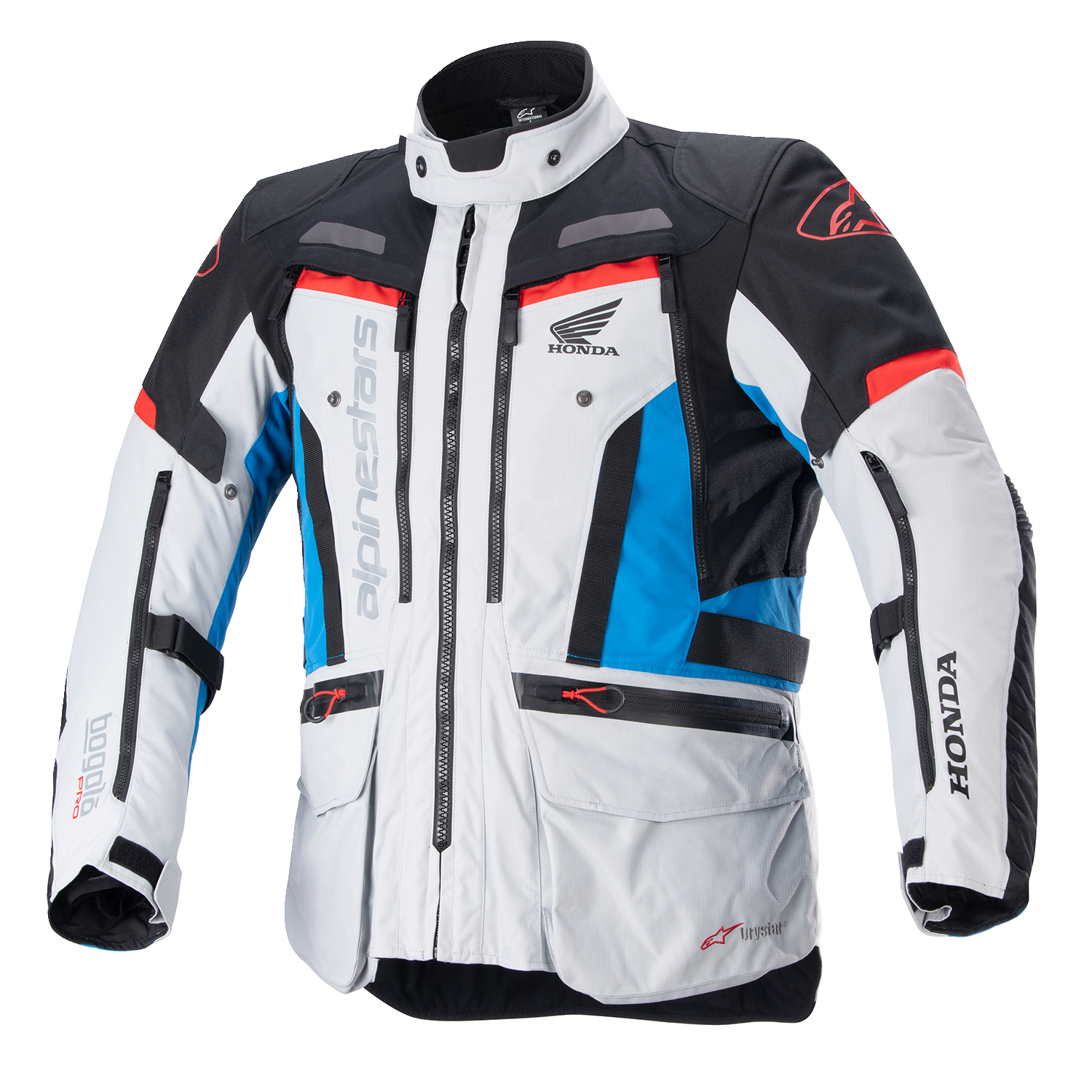 Alpinestars Honda Bogotá Pro Drystar® Jacket 2XL - Gray, Black, Red, Blue