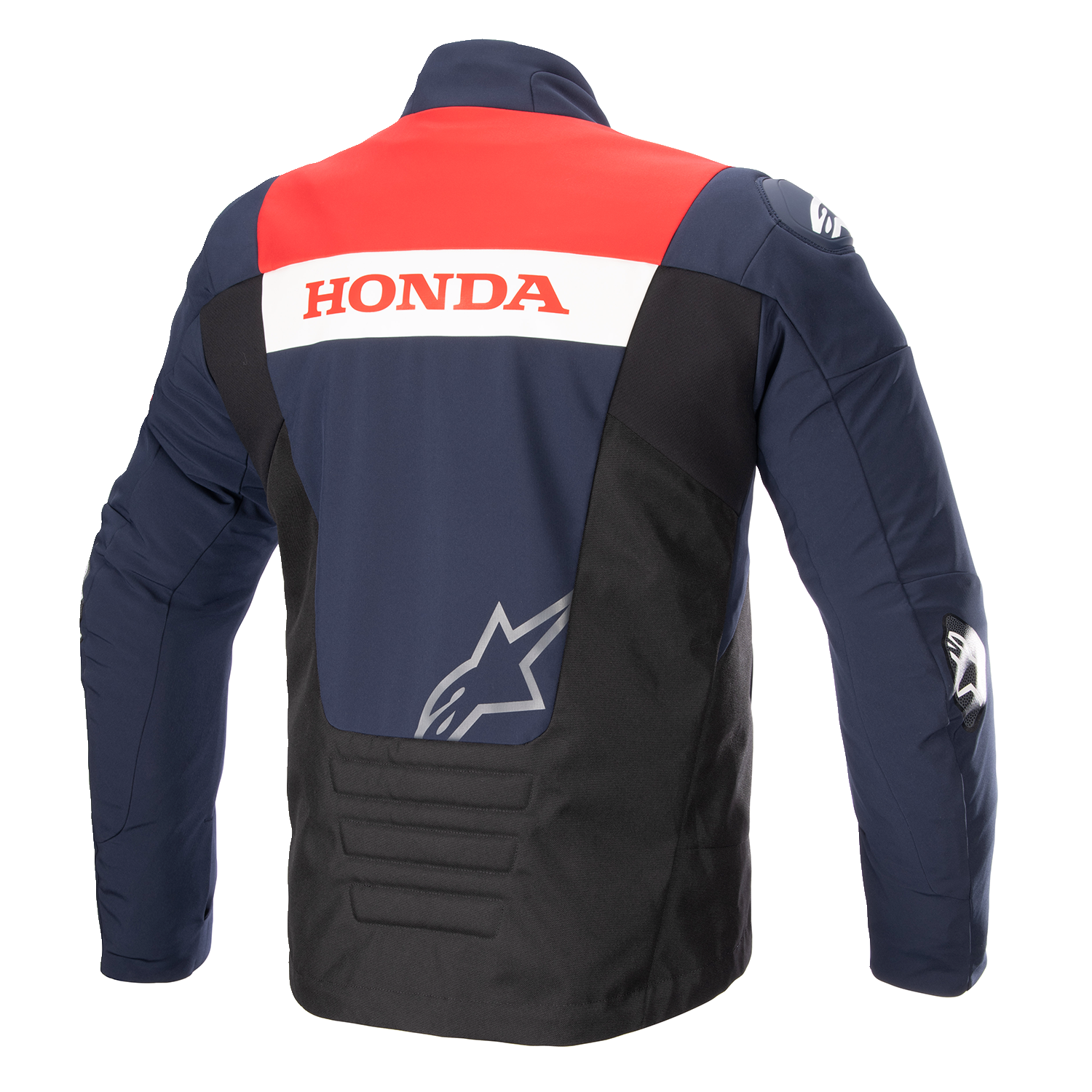 Alpinestars Honda SMX Waterproof Jacket - Blue/Black/Red, Medium (Part Number 3206223-7163-M)