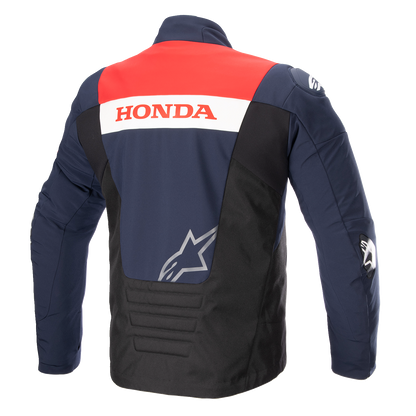 Alpinestars Honda SMX Waterproof Jacket - Blue/Black/Red, Medium (Part Number 3206223-7163-M)
